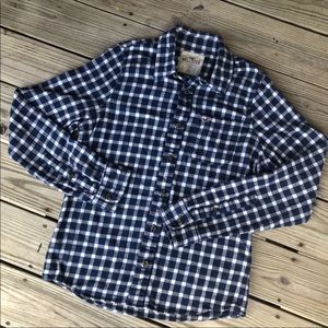 Men’s large Hollister flannel button down